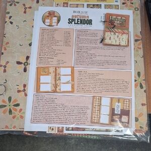 Autumn Splendor Paper Kit Envelope Book- Multicolor